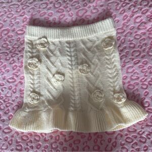 Jacquie The Label Maeve Floral Sweater Miniskirt NWT